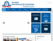 Tablet Screenshot of colegiosannico.edu.co